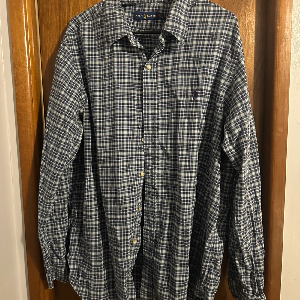 Polo by Ralph Lauren Blue Casual Button Down Shirt